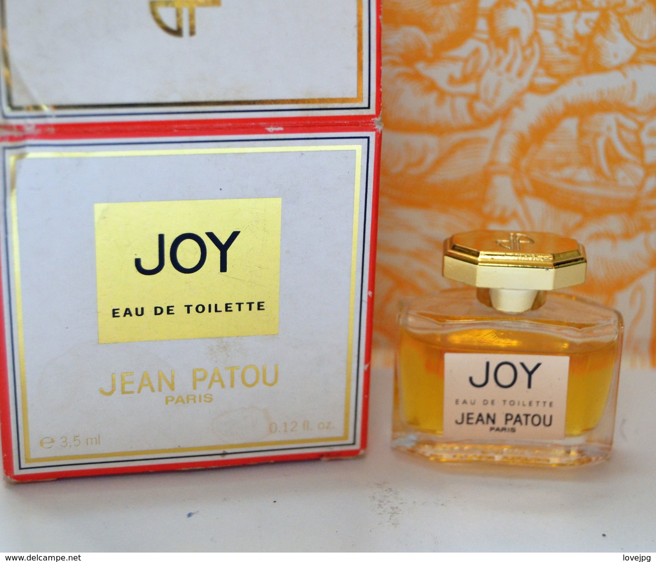 Miniature JOY JEAN PATOU EAU DE TOILETTE 3,5ml PLEINE - Miniatures Womens' Fragrances (in Box)