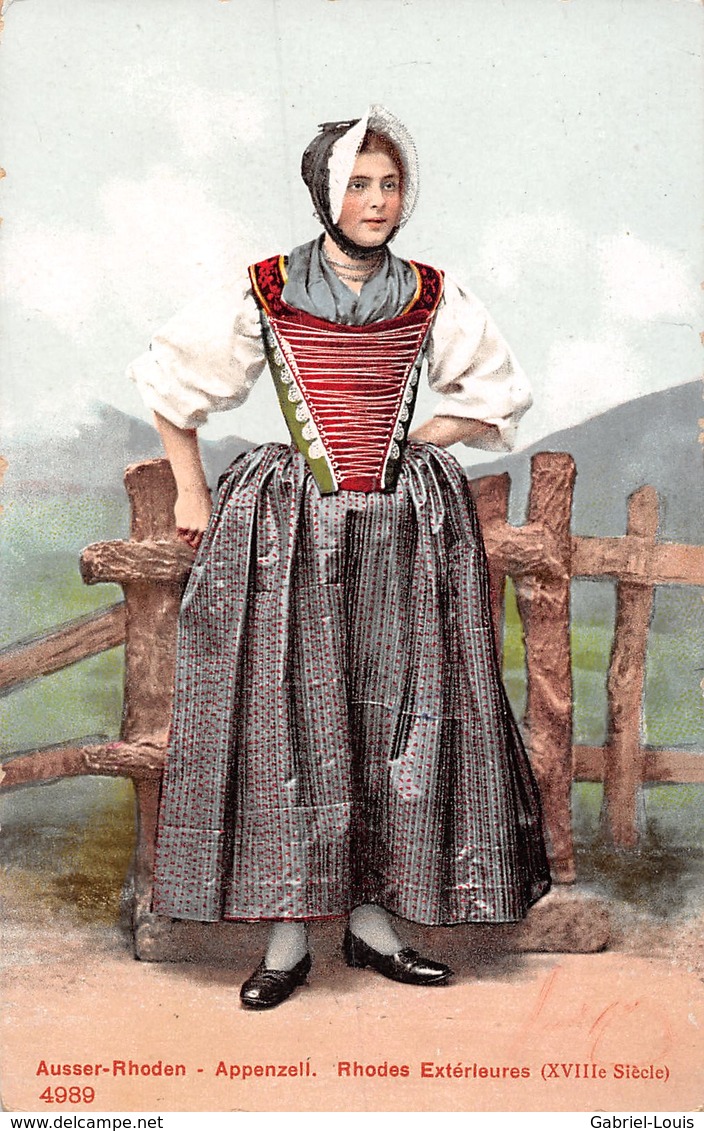 Ausser Rhoden Appenzell Rhodes Extérieures - Tracht - Sonstige & Ohne Zuordnung