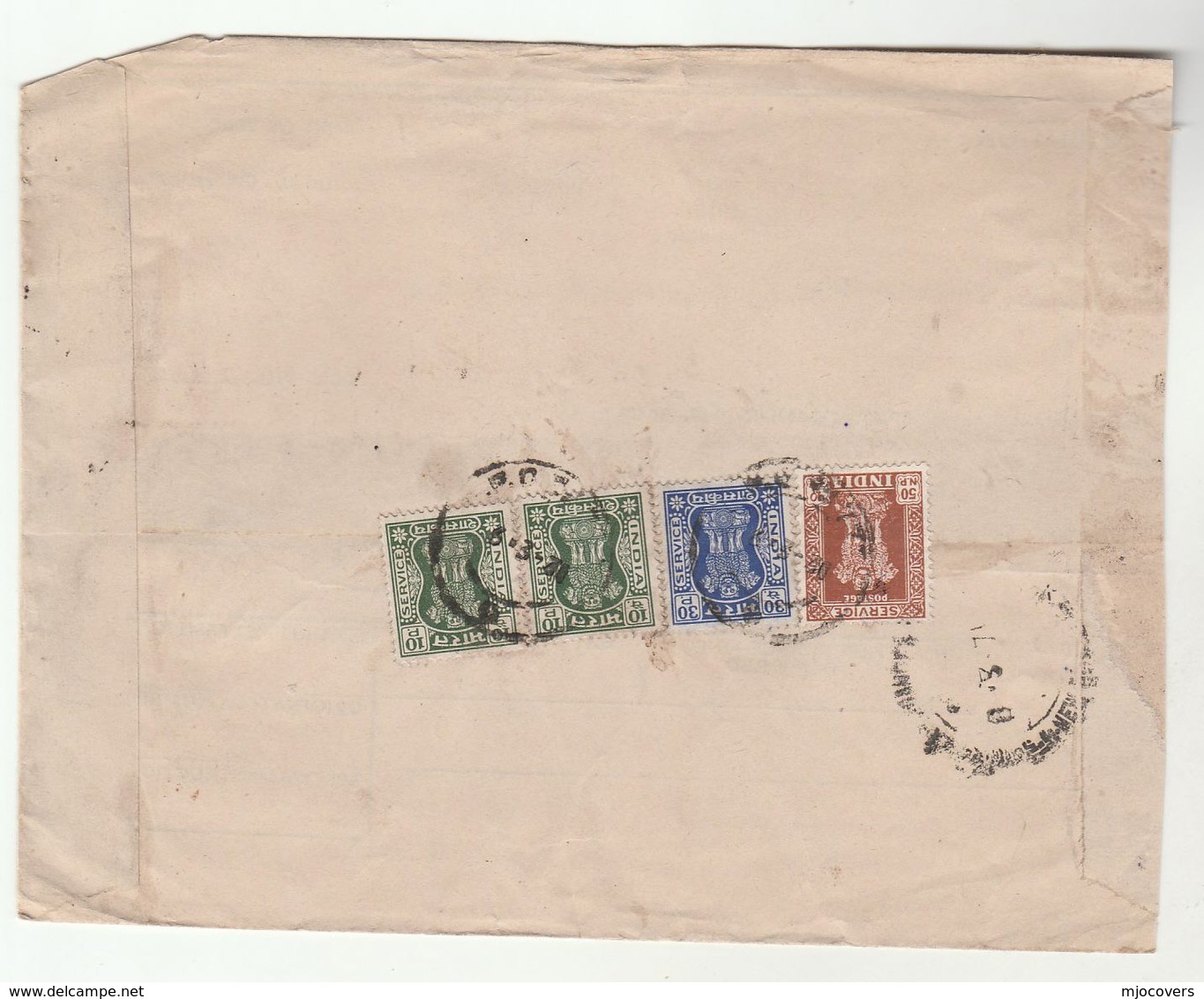 1971 Registered FPO 777 Cover HQ ADJ Y COMN ZONE SIG REGT INDIA Military Forces  Stamps Communication Signals - Militaria