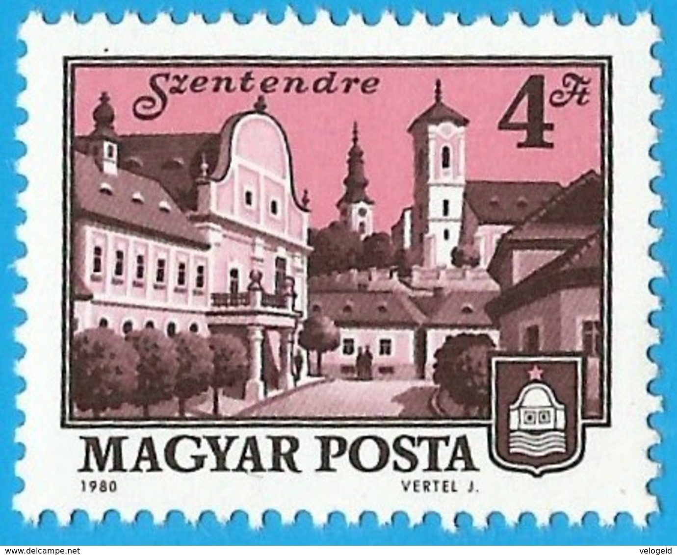 Hungria. Hungary. 1980. Mi 3441. City Of Szentendre - Nuovi