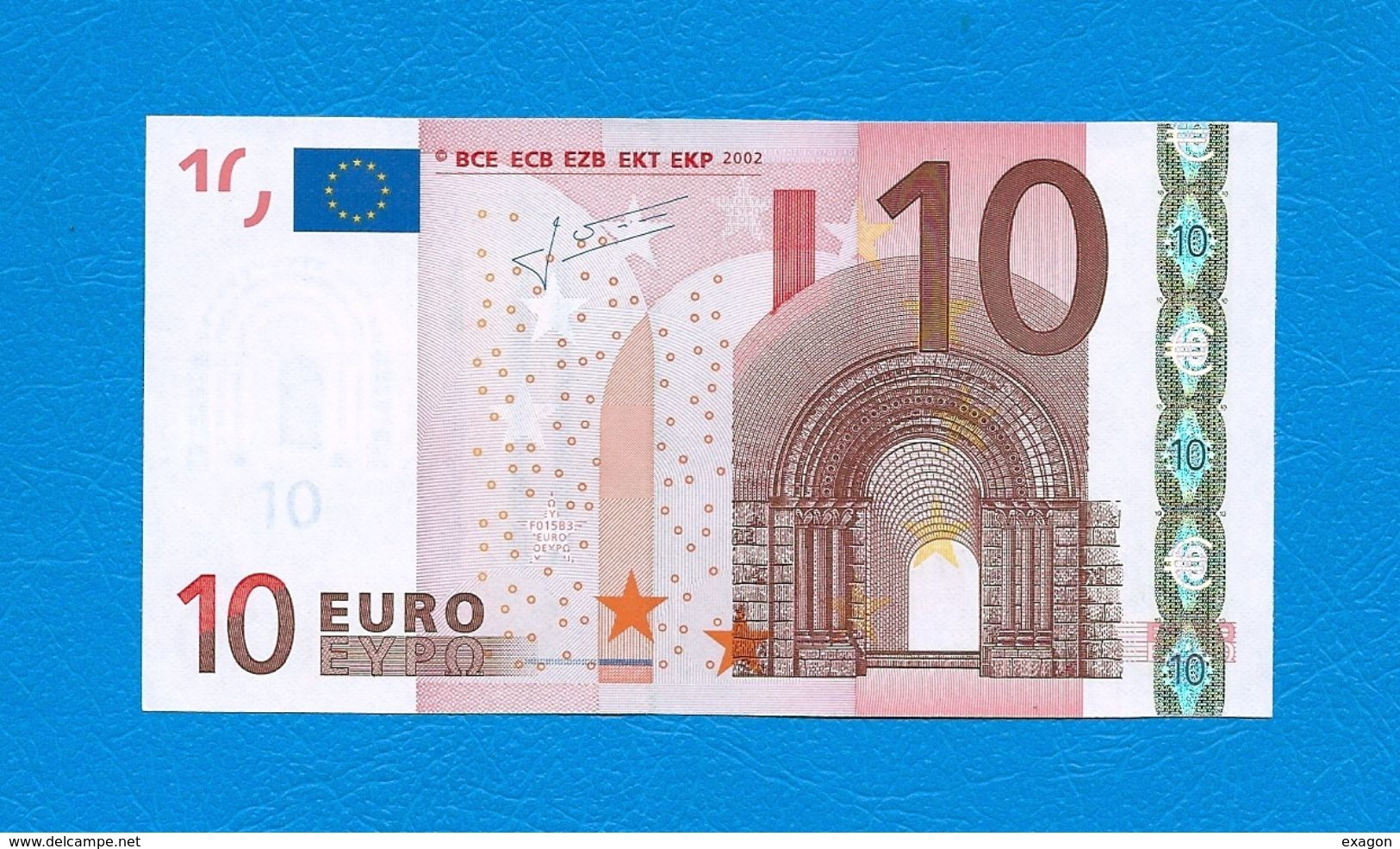 10    EURO  -  A U S T R I A  -   N  32250647226  - Firma  TRICHET - 10 Euro