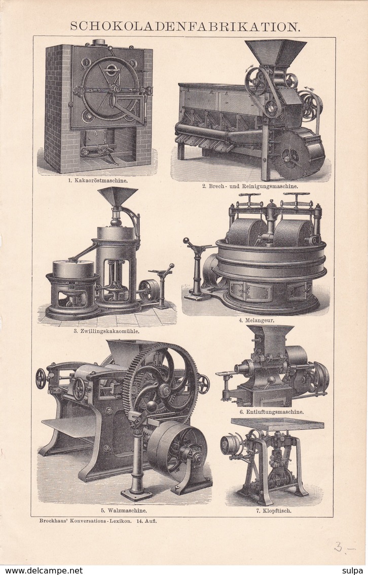 Maschinen Für Die Schokoladenfabrikation - Machines