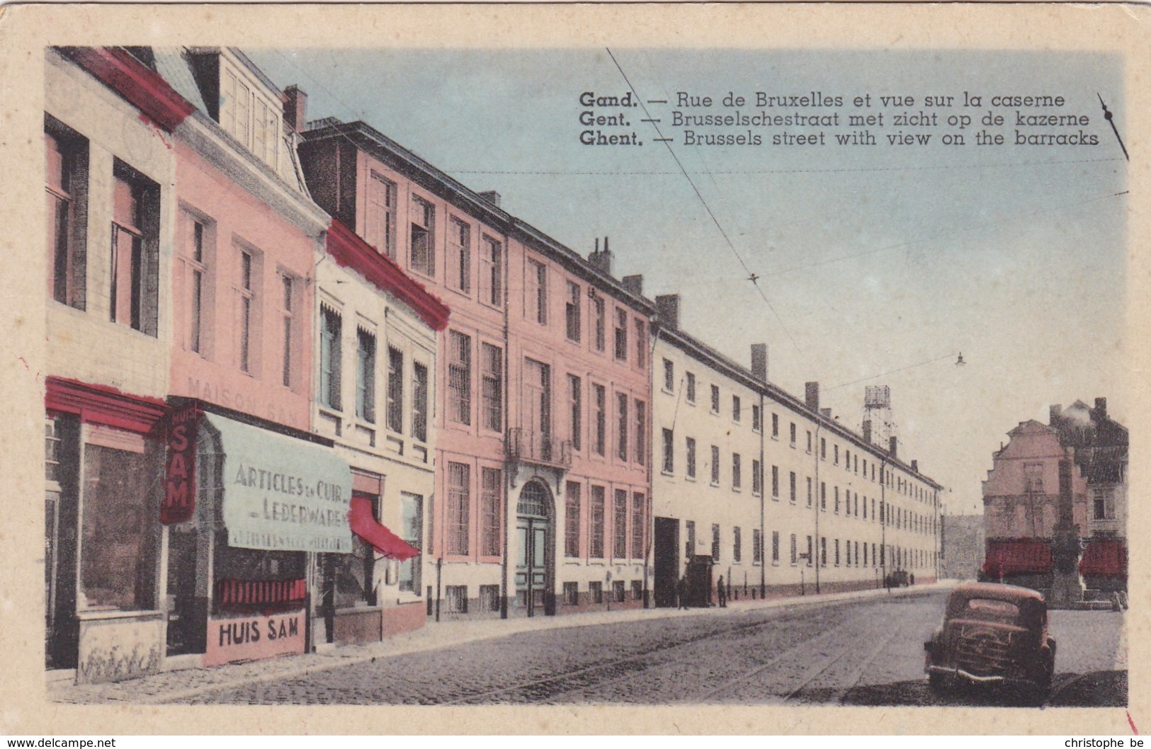 Gent, Gand, Brusselschestraat Met Zicht Op De Kazerne (pk56455) - Gent