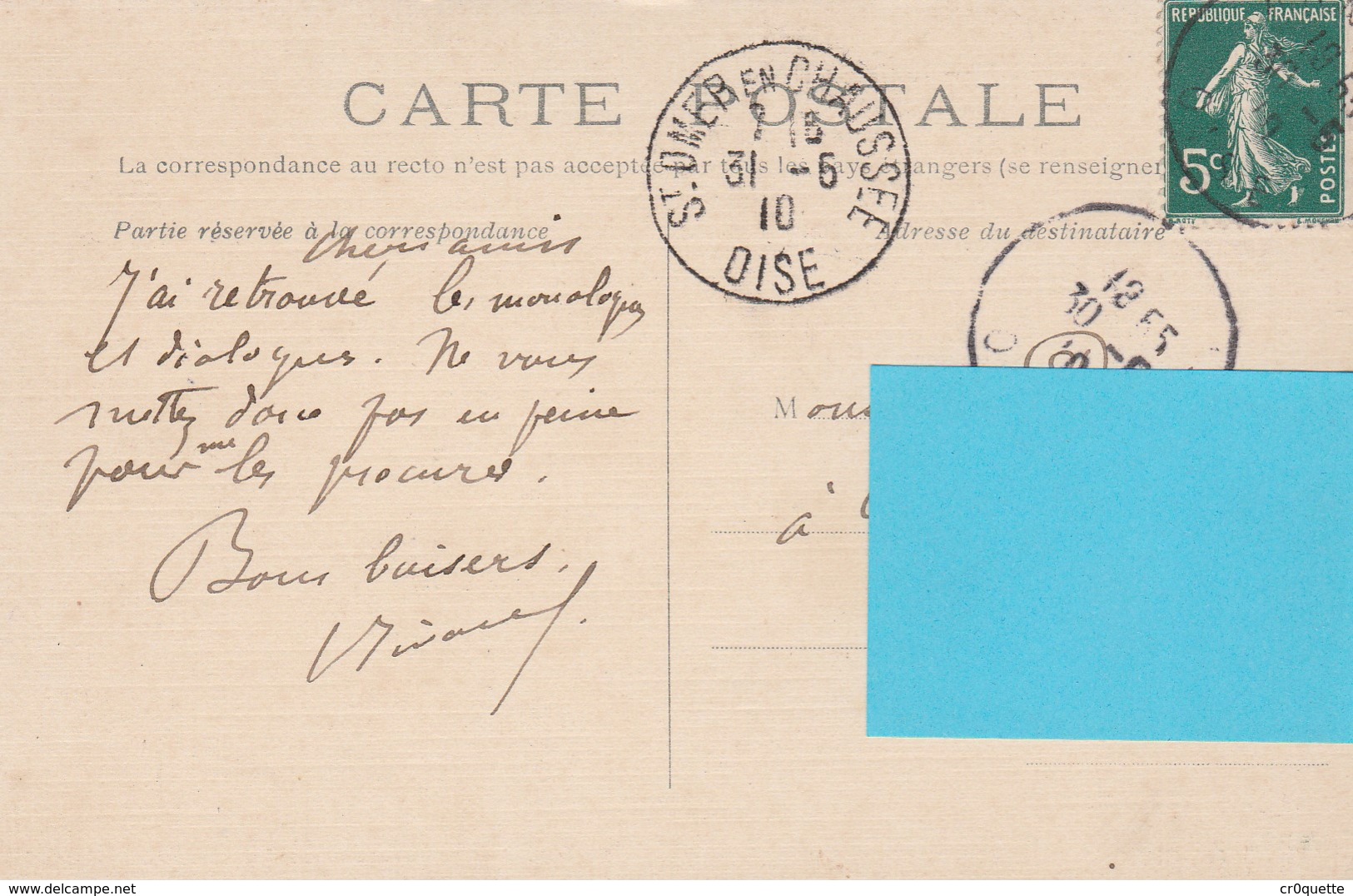 60390 AUNEUIL - RUE PRINCIPALE En 1910 - Auneuil