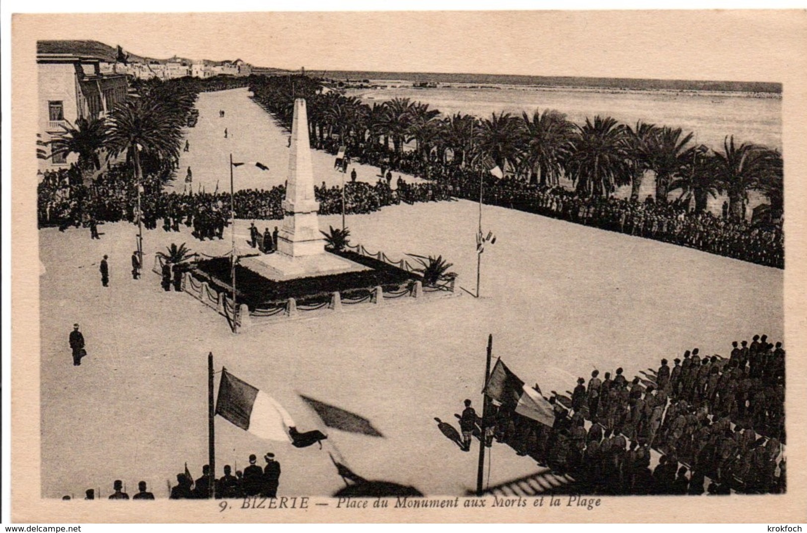 Bizerte - Cérémonie Au Monuments Aux Morts Et La Plage 9 - édition EPA Alger - Tunisia