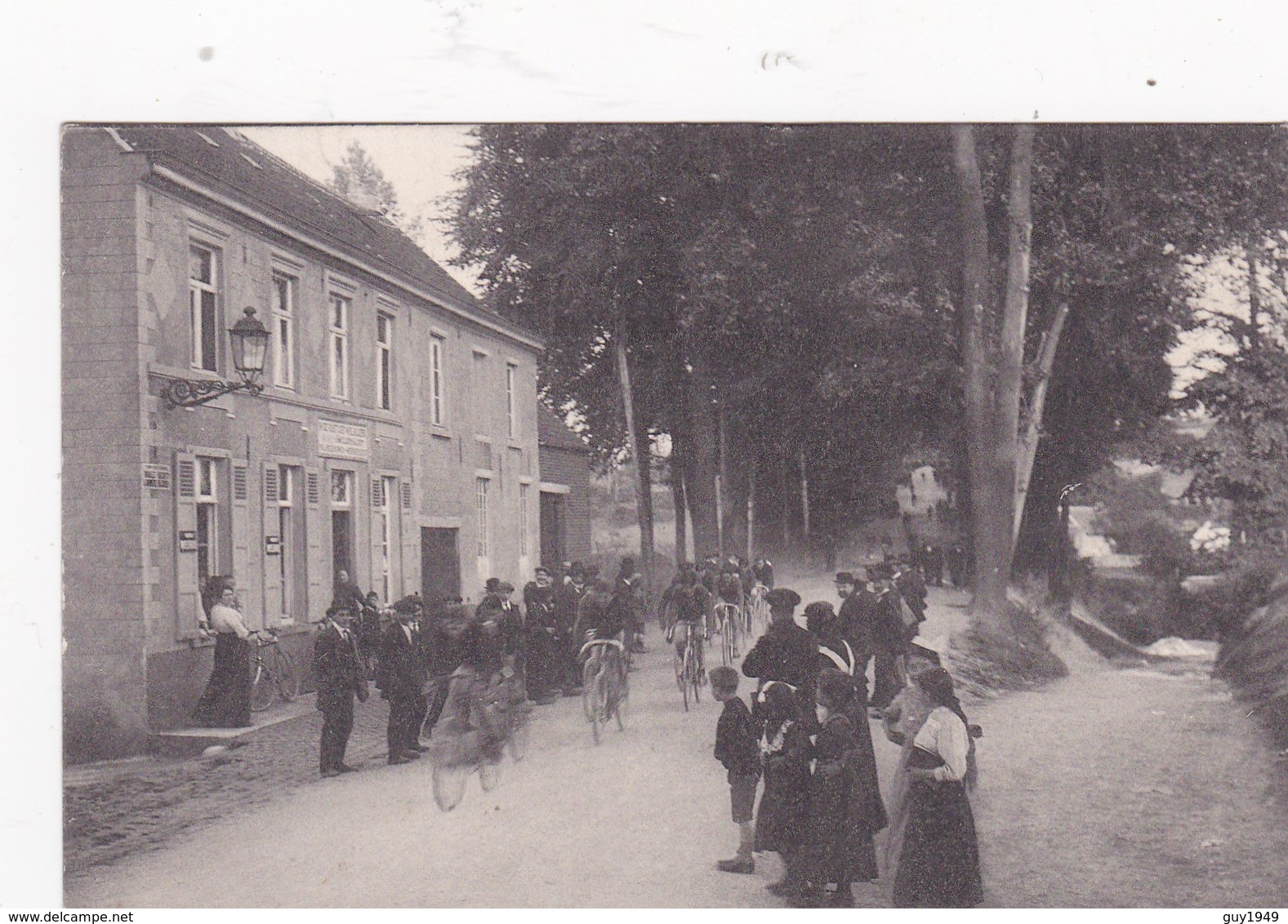 TOP KAART DWORP DOORTOCHT VELOKOERS COURSE CYCLISTE +/-1920 - Beersel