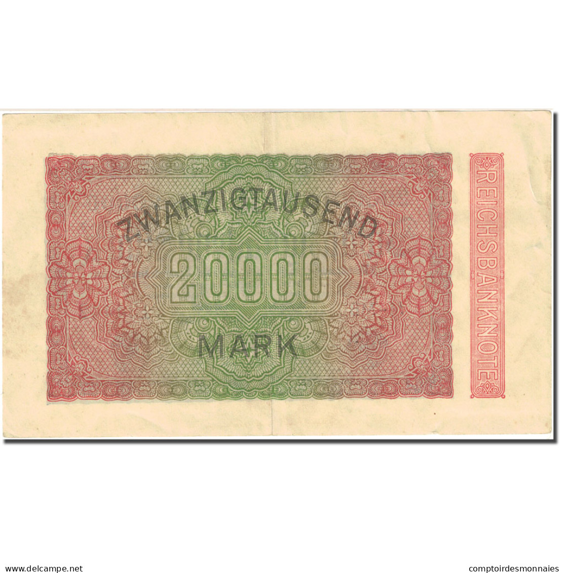 Billet, Allemagne, 20,000 Mark, 1923, 1923-02-20, KM:85a, TTB - 20.000 Mark