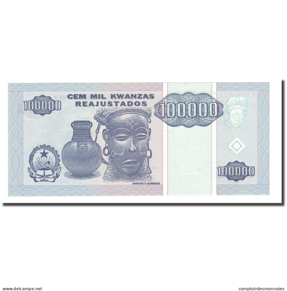 Billet, Angola, 100,000 Kwanzas Reajustados, 1995-05-01, KM:139, NEUF - Angola