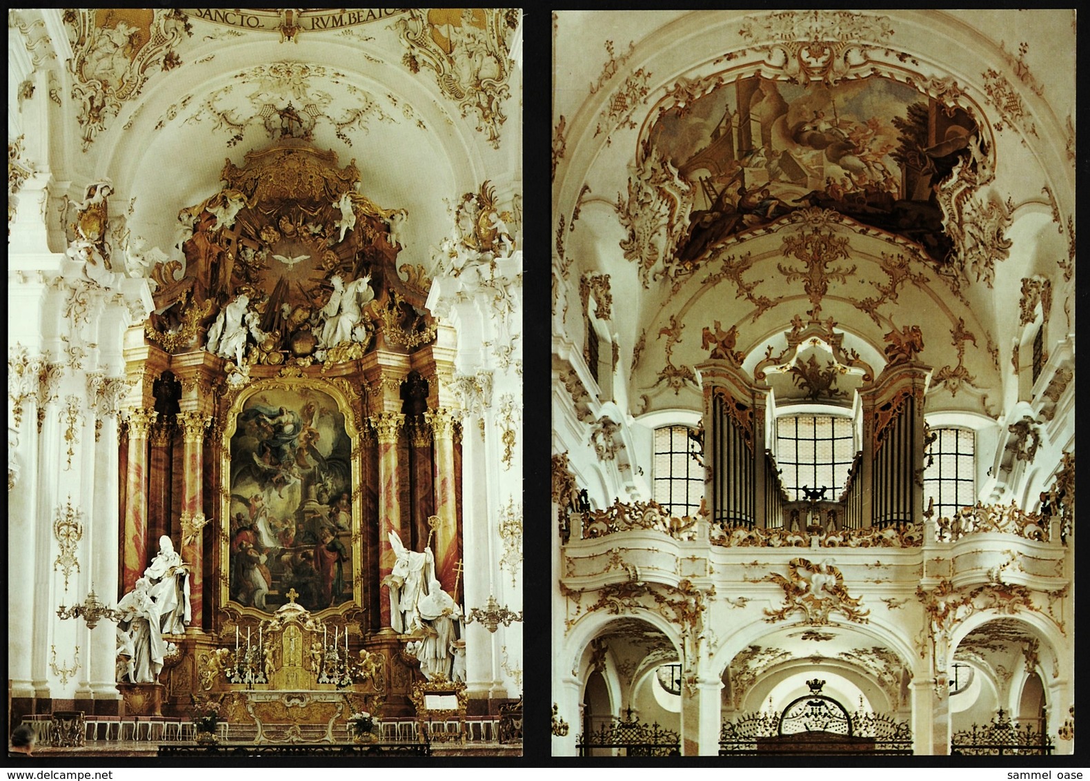 Dießen Am Ammersee  -  Klosterpfarrkirche  -  Hochaltar / König-Orgel  -  Ansichtskarten Ca. 1975    (9983) - Diessen