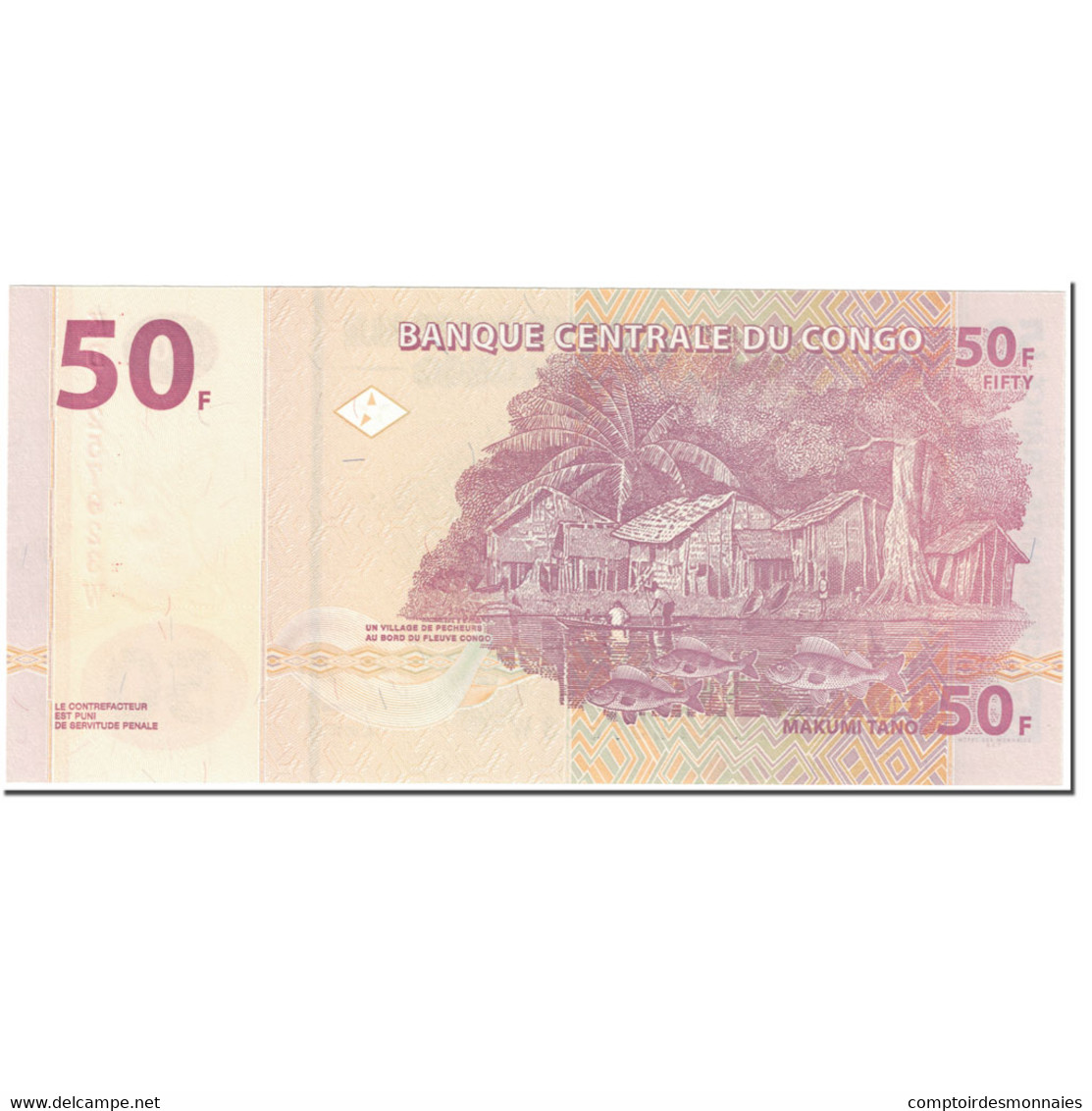 Billet, Congo Democratic Republic, 50 Francs, 2013, 2013-06-30, KM:97a, NEUF - Republiek Congo (Congo-Brazzaville)