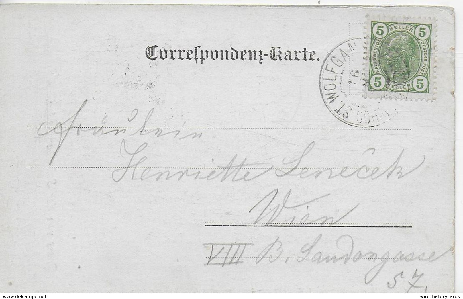 AK 0173  Gruss Von Der Schafbergspitze - Verlag Kölz Um 1907 - St. Wolfgang