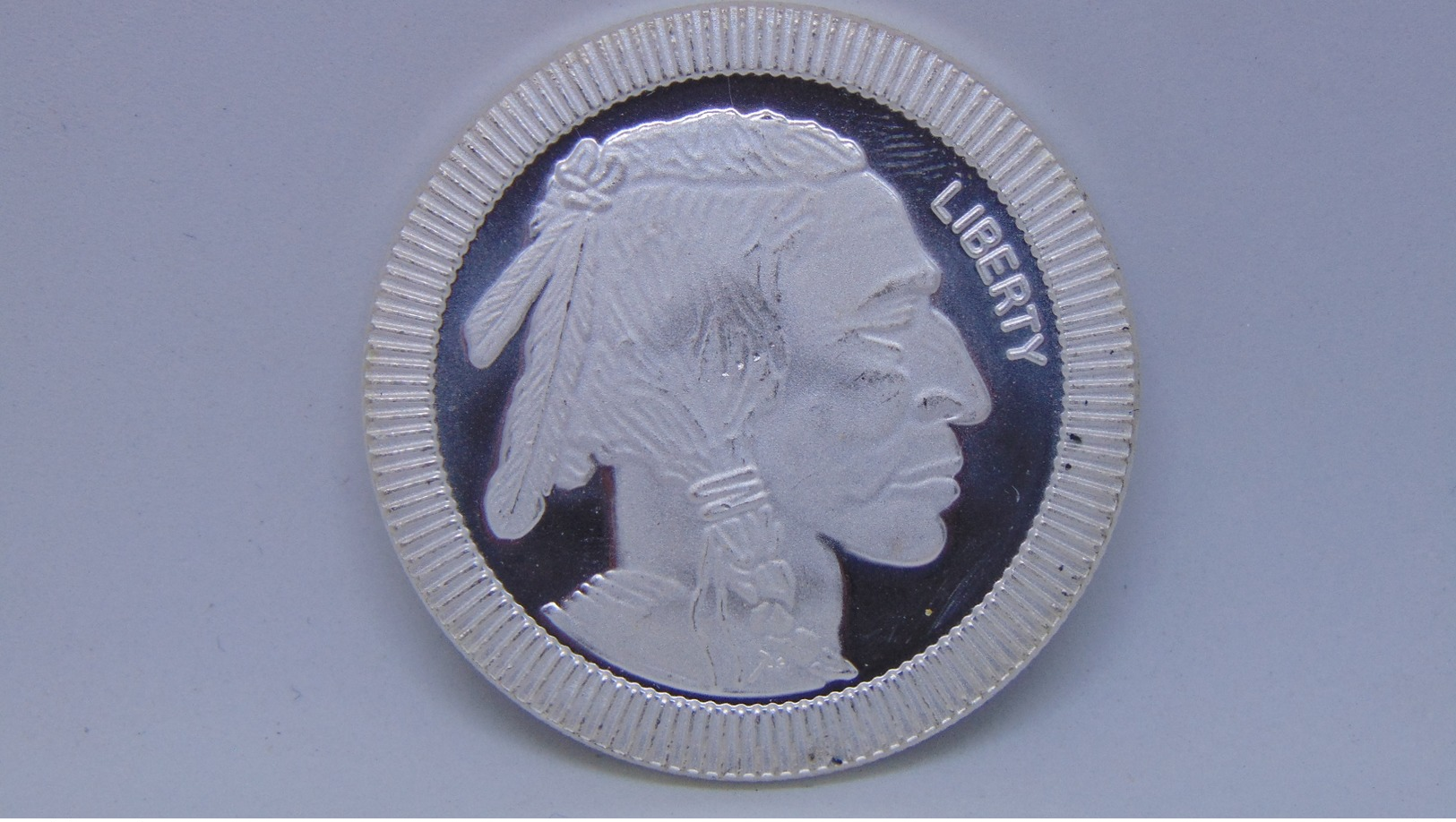 Indian Head/Buffalo Silver Bullion Round - 1 Oz. Fine Silver 999 - Autres & Non Classés