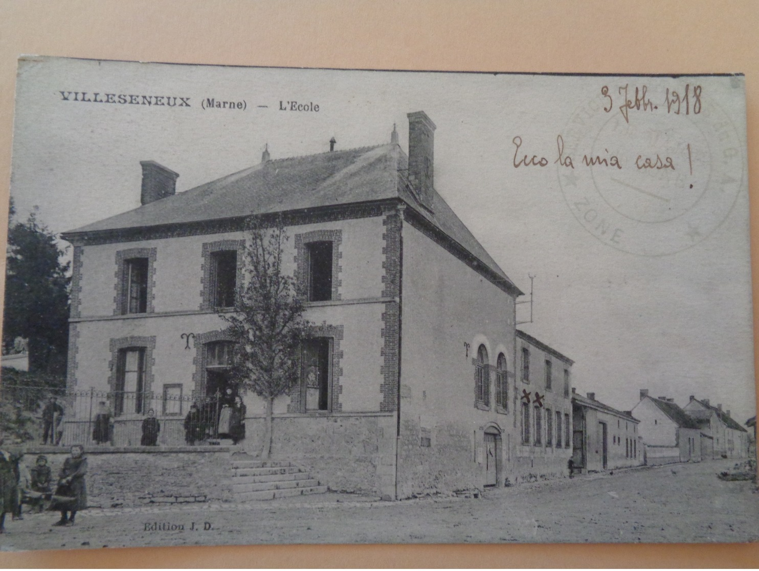 Villeseneux (Marne) - L'Ecole - Ecoles