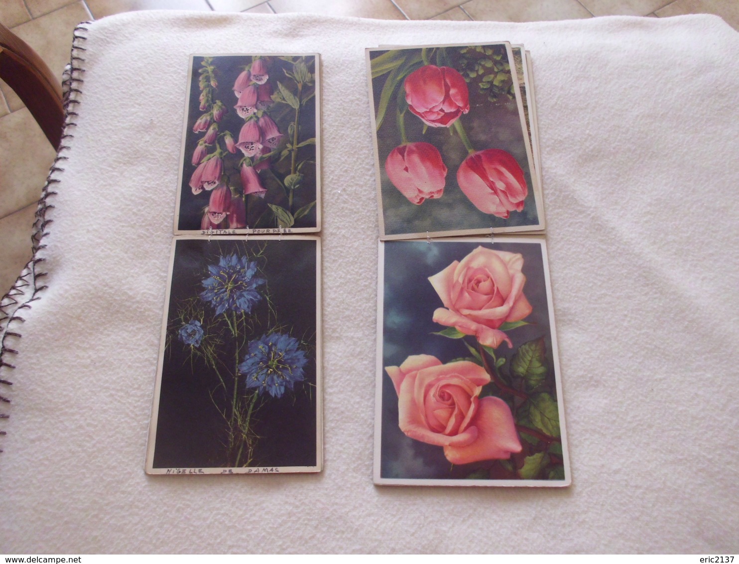 LOT DE 25 CARTES ..FLEURS (2 Carnets De 10 Recto Verso Et 5 Solo)...qq Defauts - 5 - 99 Cartoline