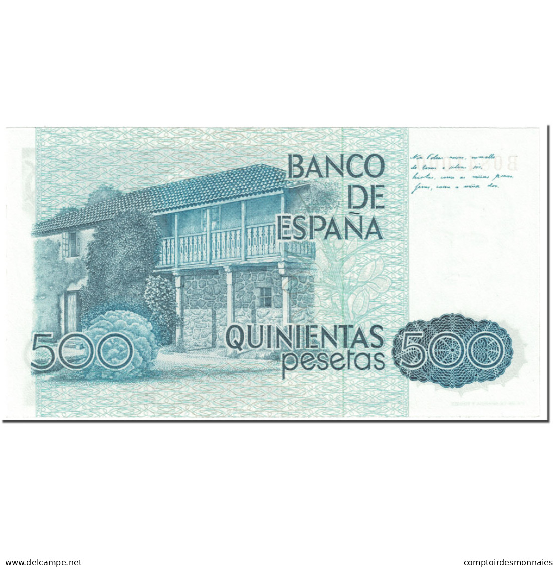 Billet, Espagne, 500 Pesetas, 1979, 1979-10-23, KM:157, NEUF - [ 4] 1975-… : Juan Carlos I