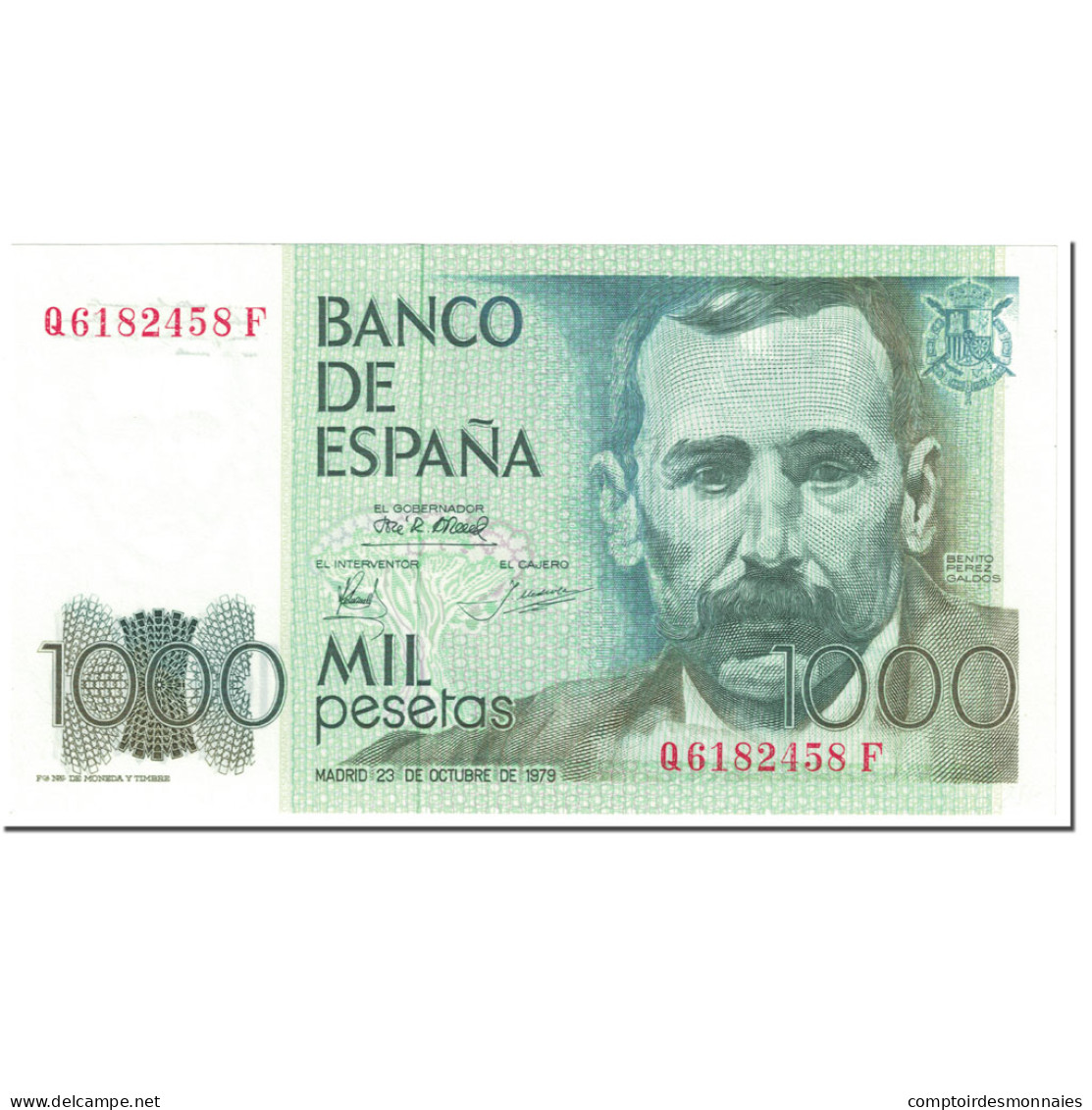 Billet, Espagne, 1000 Pesetas, 1979, 1979-10-23, KM:158, NEUF - [ 4] 1975-…: Juan Carlos I.