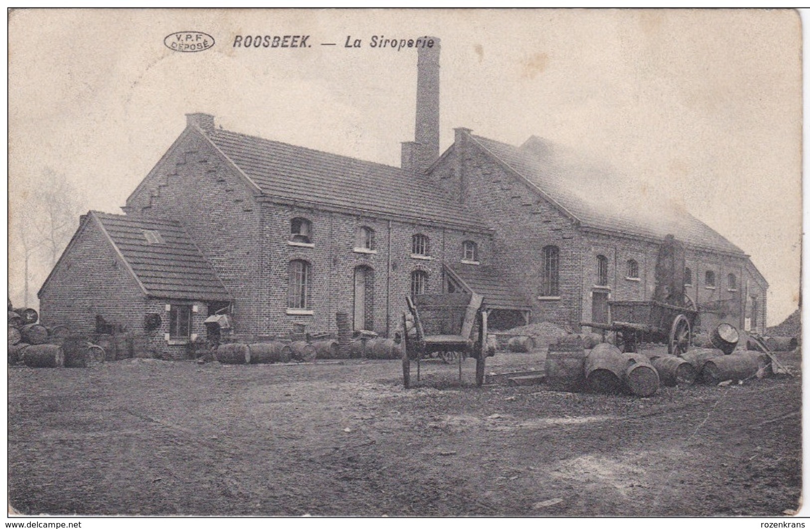 Beschadigd 1918 Deutsches Reich Roosbeek Siroperie Boutersem Omg. Leuven Tienen Kerkom Hageland Vertrijk Bierbeek (kreuk - Boutersem