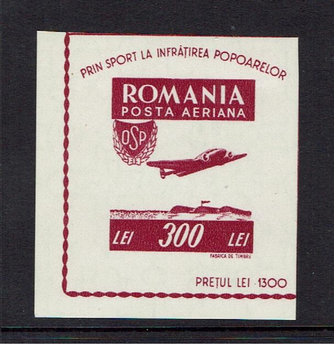 ROMANIA...EARLY AIRMAIL - Unused Stamps