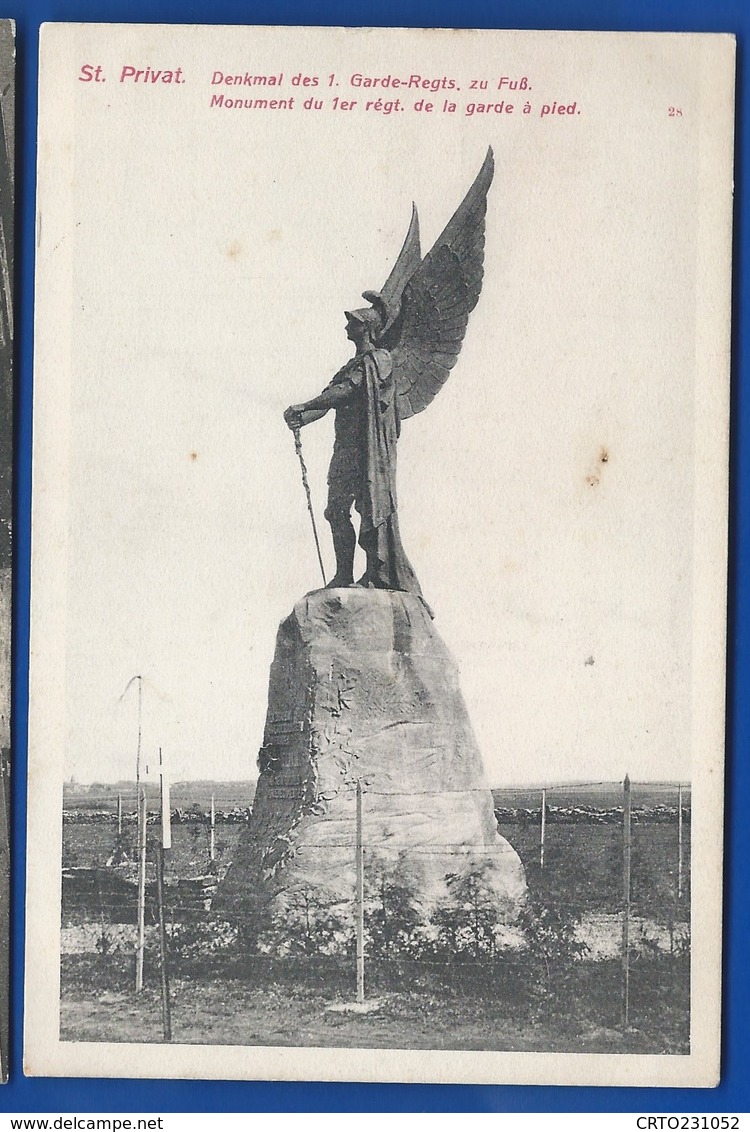 St PRIVAT   Monument Du 1° Rgt De La Garde à Pied - Autres & Non Classés