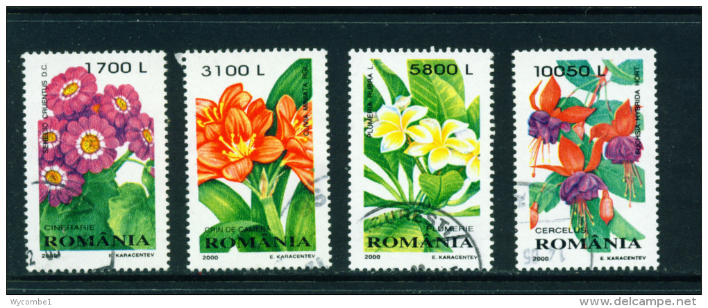 ROMANIA - 2000 Flowers Used As Scan - Gebruikt