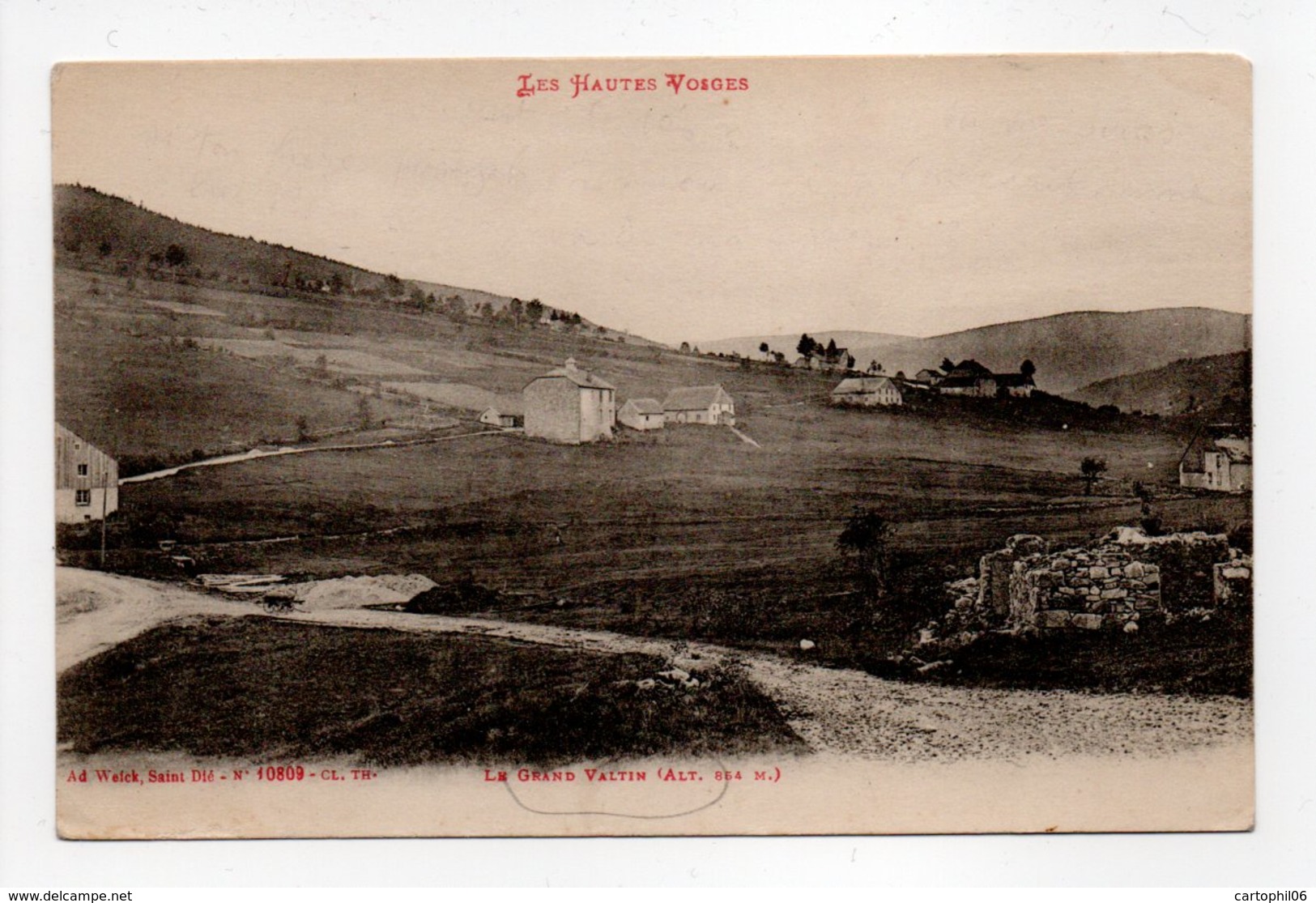 - CPA LES HAUTES VOSGES (88) - LE GRAND VALTIN - Edition Weick 10809 - - Autres & Non Classés