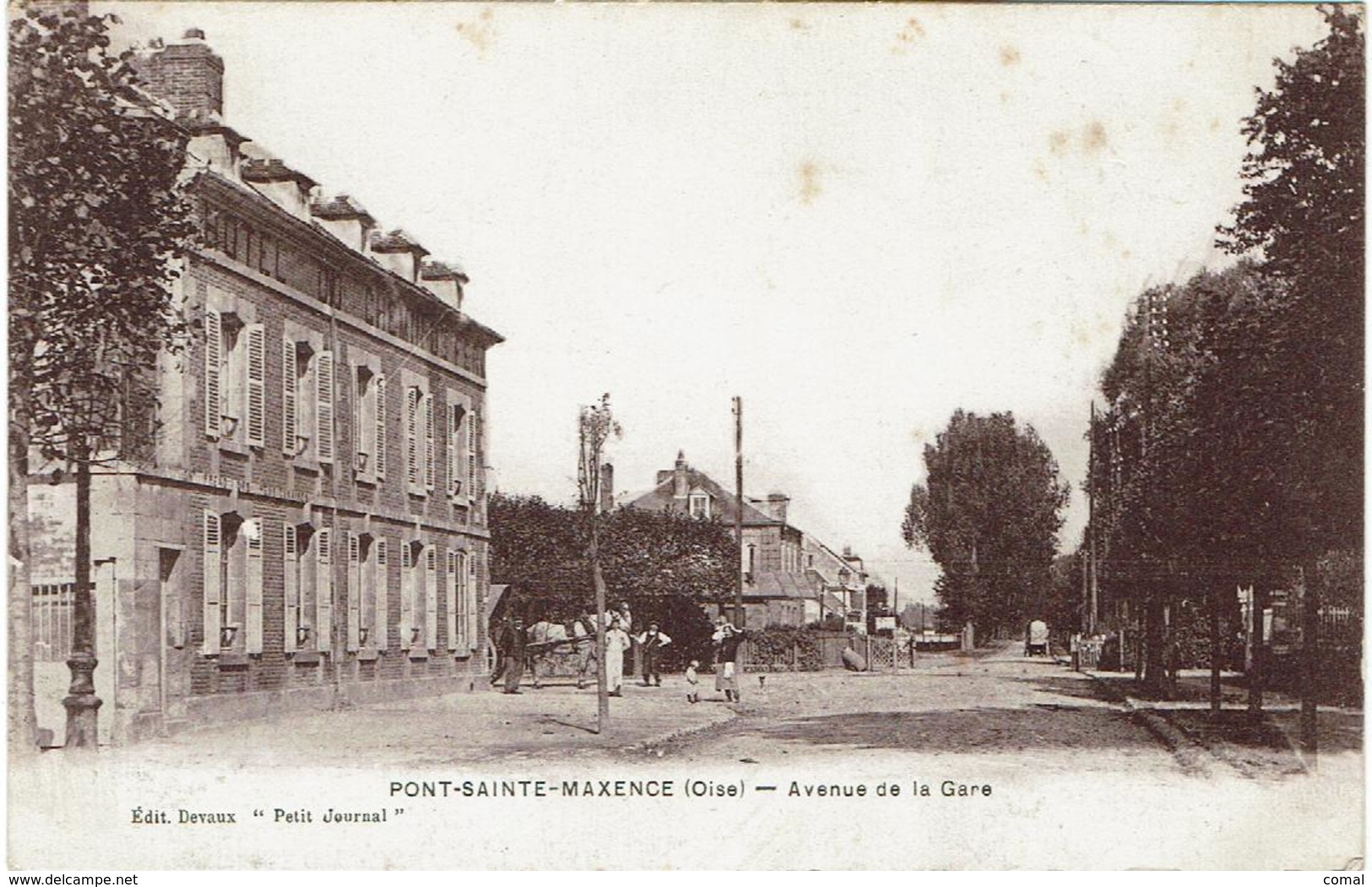 CPA - 60 - PONT STE MAXENCE - Avenue De La Gare - - Pont Sainte Maxence