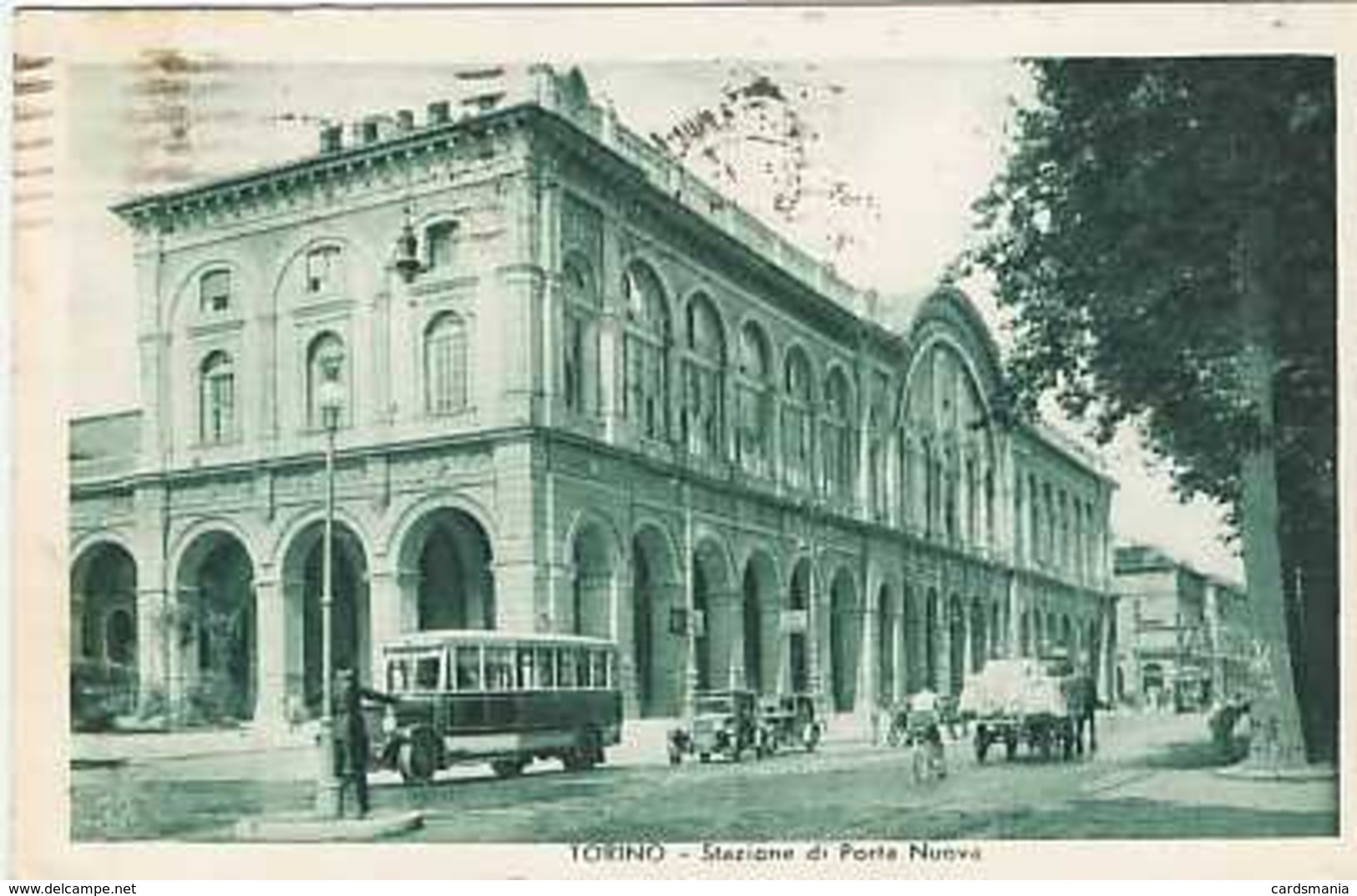 Torino-Stazione Di Porta Nuova Corso Vittorio Emanuele-1916 - Stazione Porta Nuova