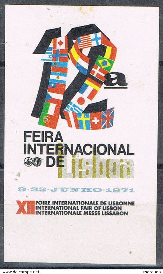 Sello Viñeta LISBOA (Portugal) 1971. Feira Internacional Industria, Label, Cinderella * - Nuovi