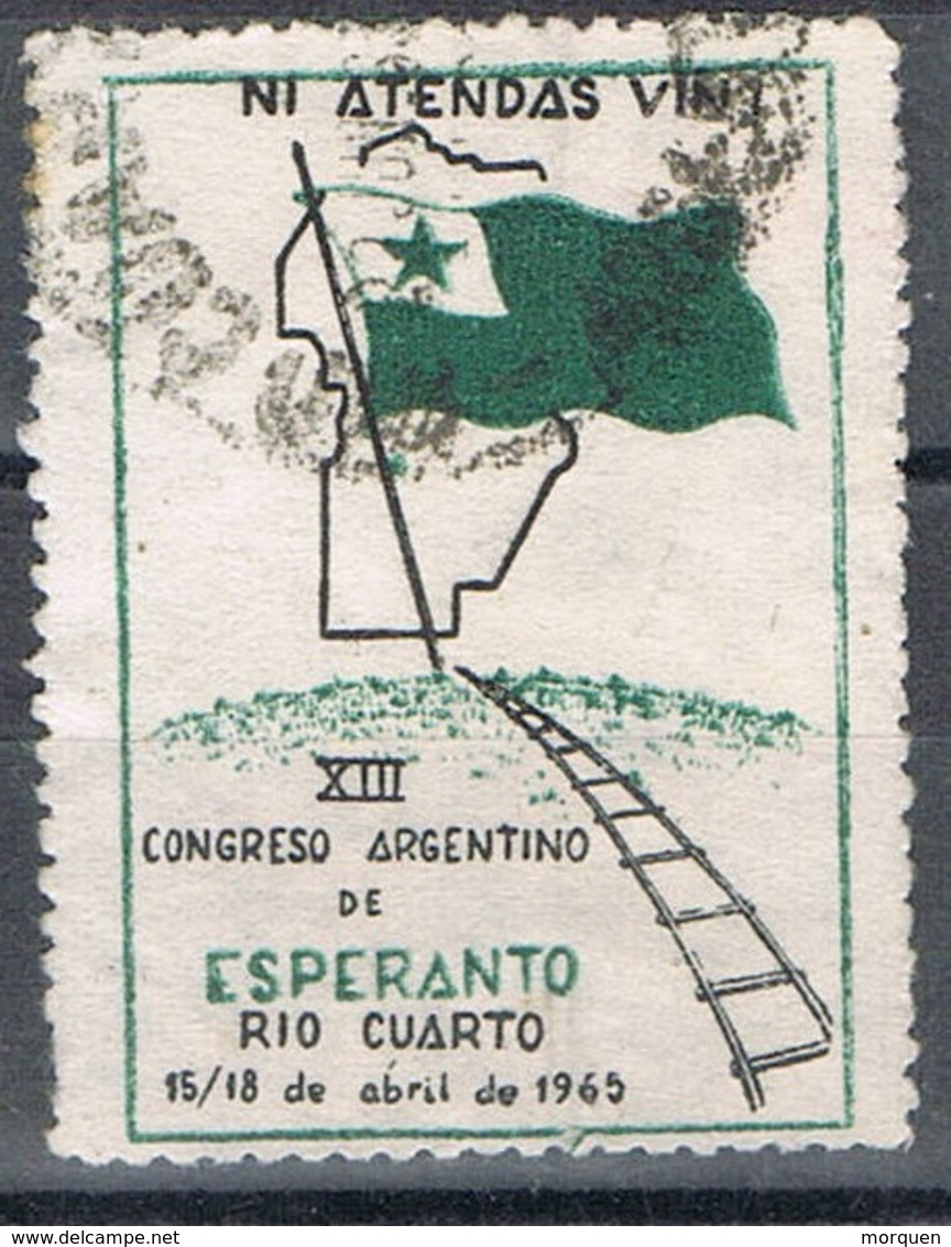 Sello Viñeta ESPERANTO, Rio Cuarto (argentina) 1965, Label, Cinderella º - Otros & Sin Clasificación