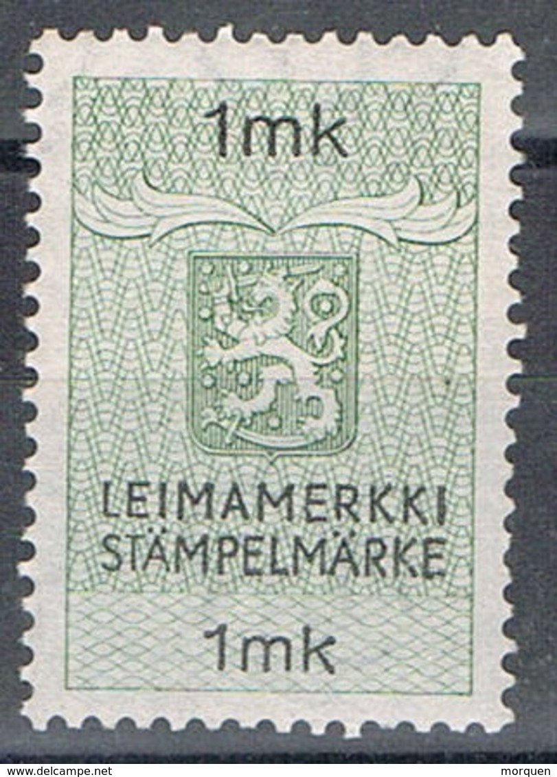 Sello Fiscal FINLANDIA  1 Mk. Leimamerkki, Revenue ** - Revenue Stamps