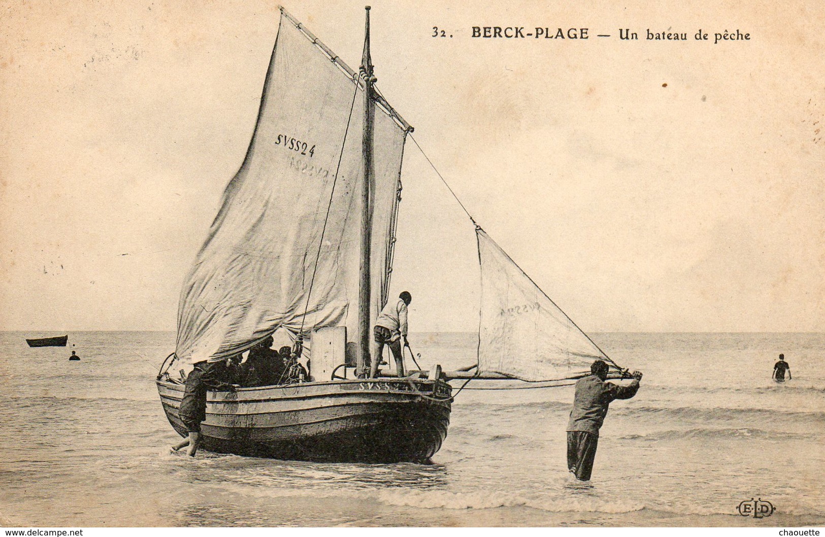 BERK -PLAGE........bateau De Peche.... - Berck