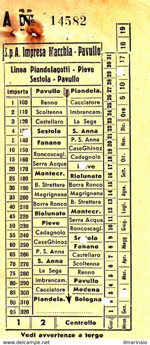 SERVIZIO AUTOMOBILISTICO.-** - Europe