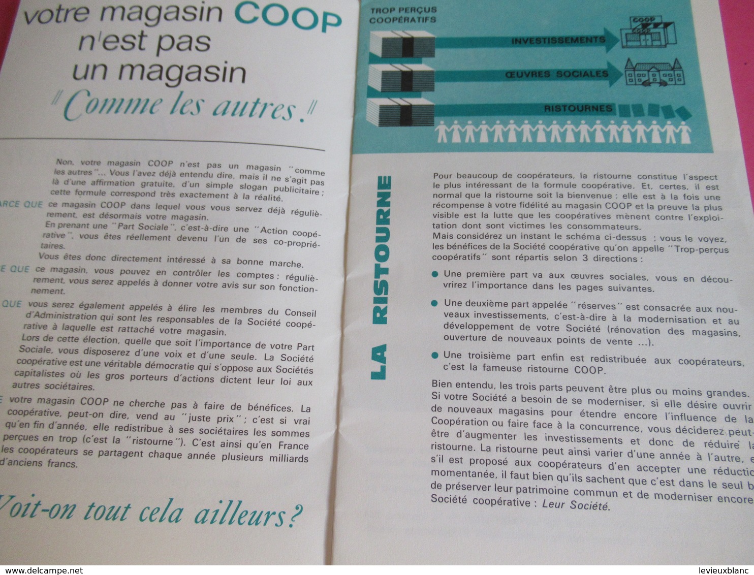 Fascicule Publicitaire/ COOP/ Fédération Nationale Des Coopératives De Consommation/ DOUAI Et Ses Environs//1966  VPN174 - Autres & Non Classés