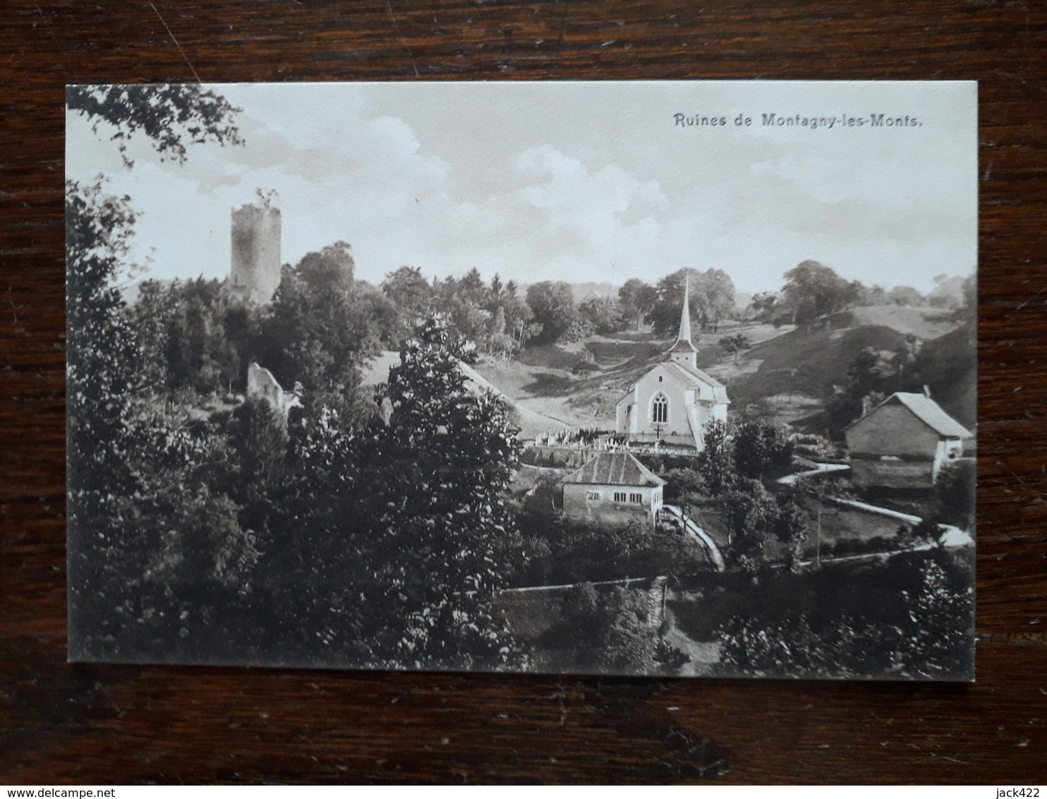 L17/164 Suisse. Montagny Les Monts. Ruines - Montagny