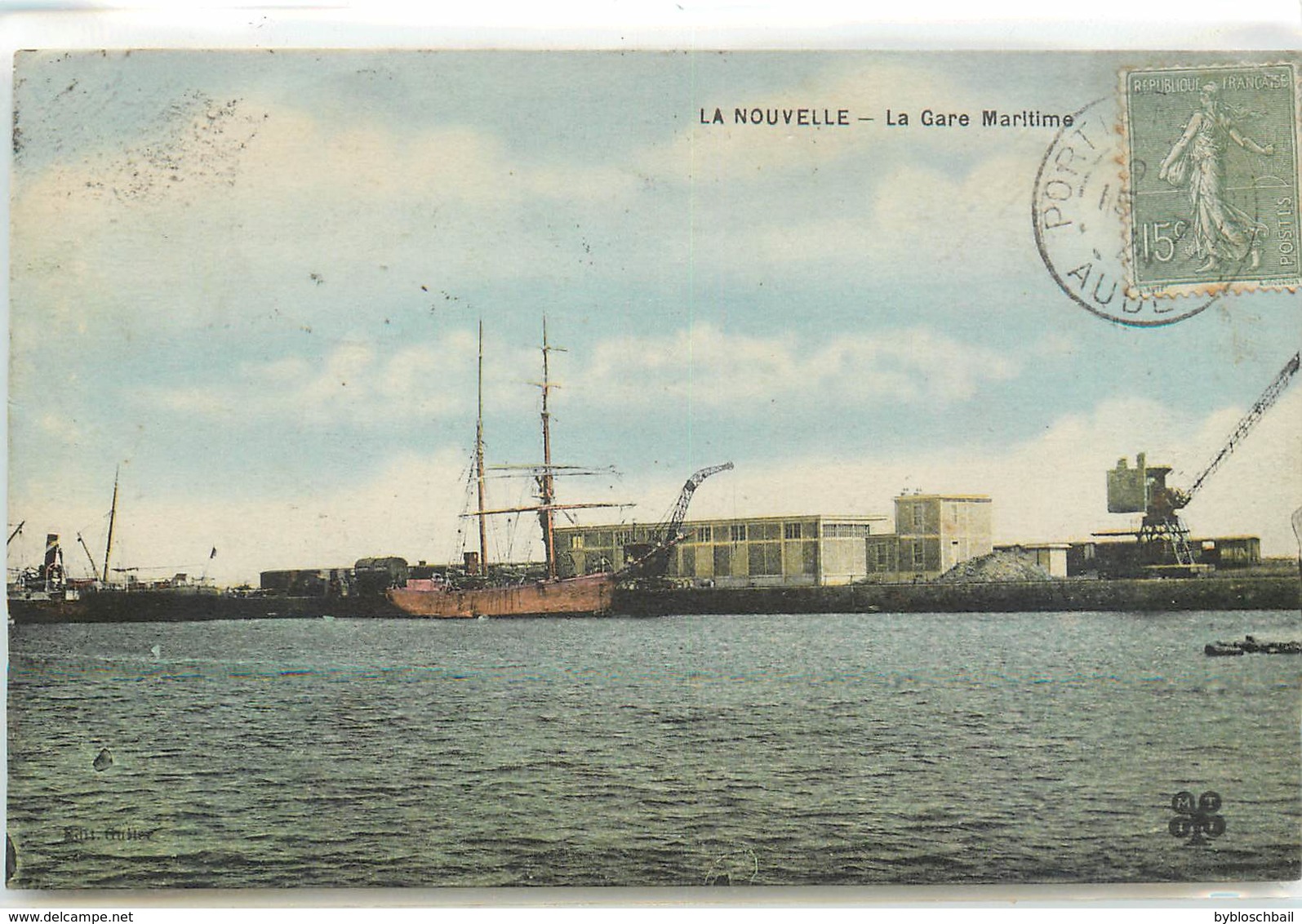 Lot 3 CPA 11 Aude LA NOUVELLE Le Phare Et La Jetée + Gare Maritime + Un Coup De Mer - Port La Nouvelle