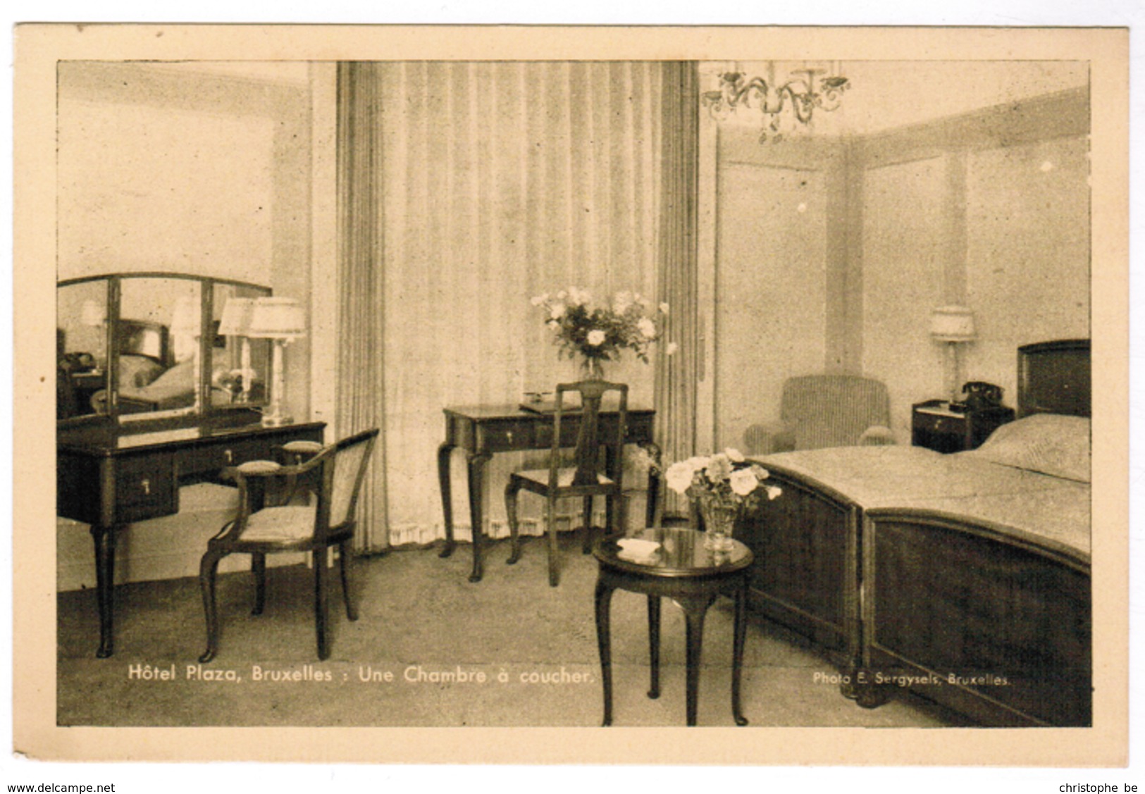 Brussel, Hotel Plaza Bruxelles, Une Chambre A Coucher (pk55455) - Cafés, Hôtels, Restaurants