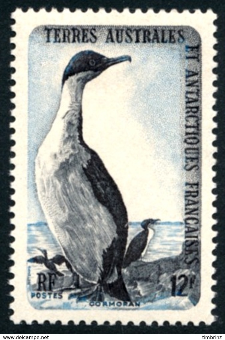 TAAF 1959 - Yv. 14 *   Cote= 20,50 EUR - Faune. Oiseau Cormoran  ..Réf.TAF21019 - Ongebruikt