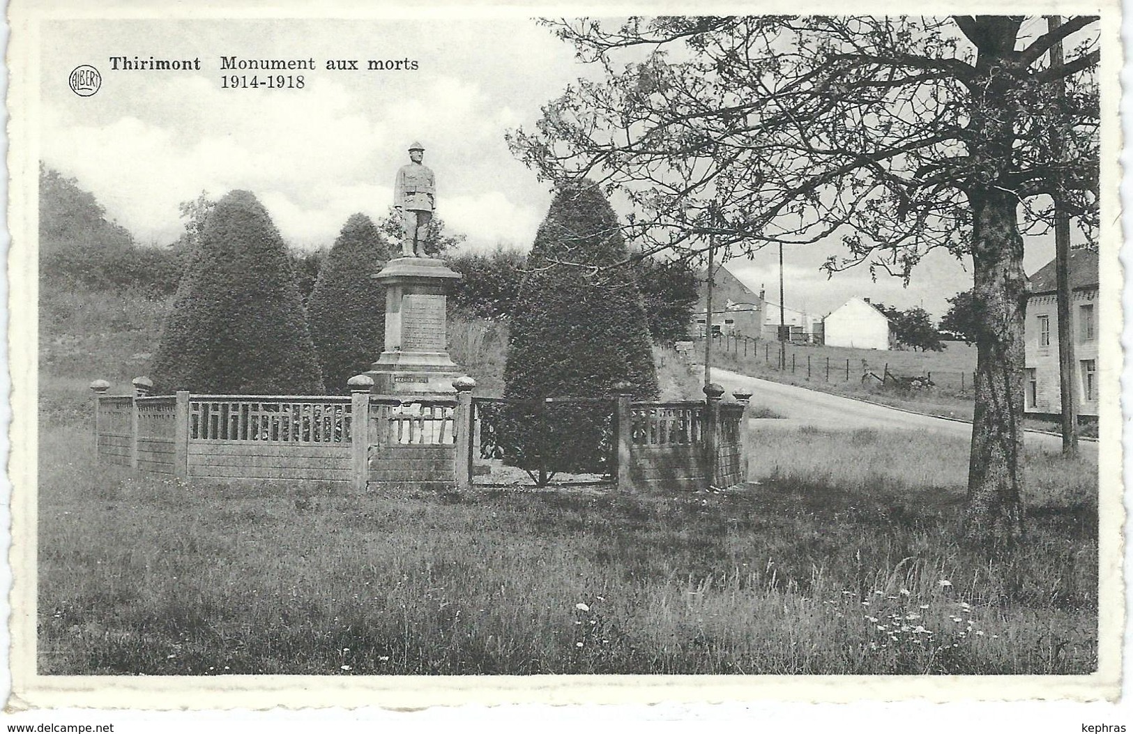 THIRIMONT - BEAUMONT : Monument Aux Morts 1914 - 1918 - CPA PEU COURANTE Cachet De La Poste 1956 - Beaumont