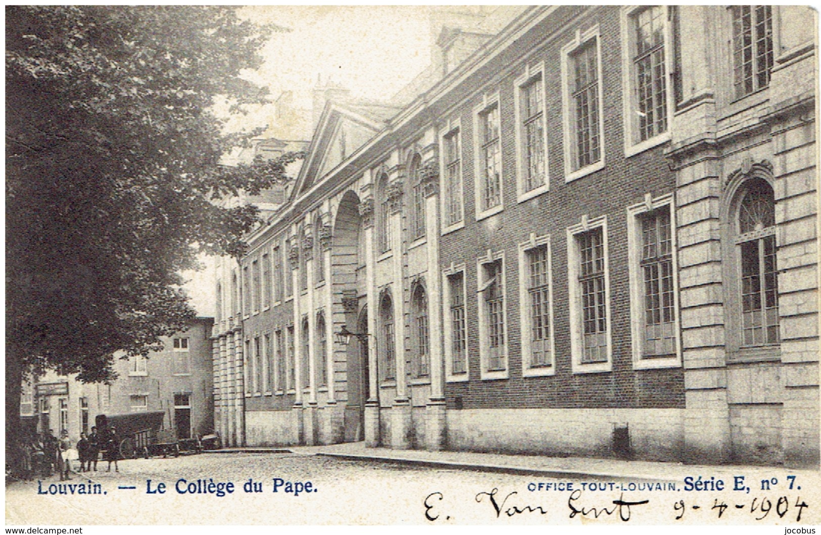 LEUVEN LE COLLEGE DU PAPE 1904 - Leuven