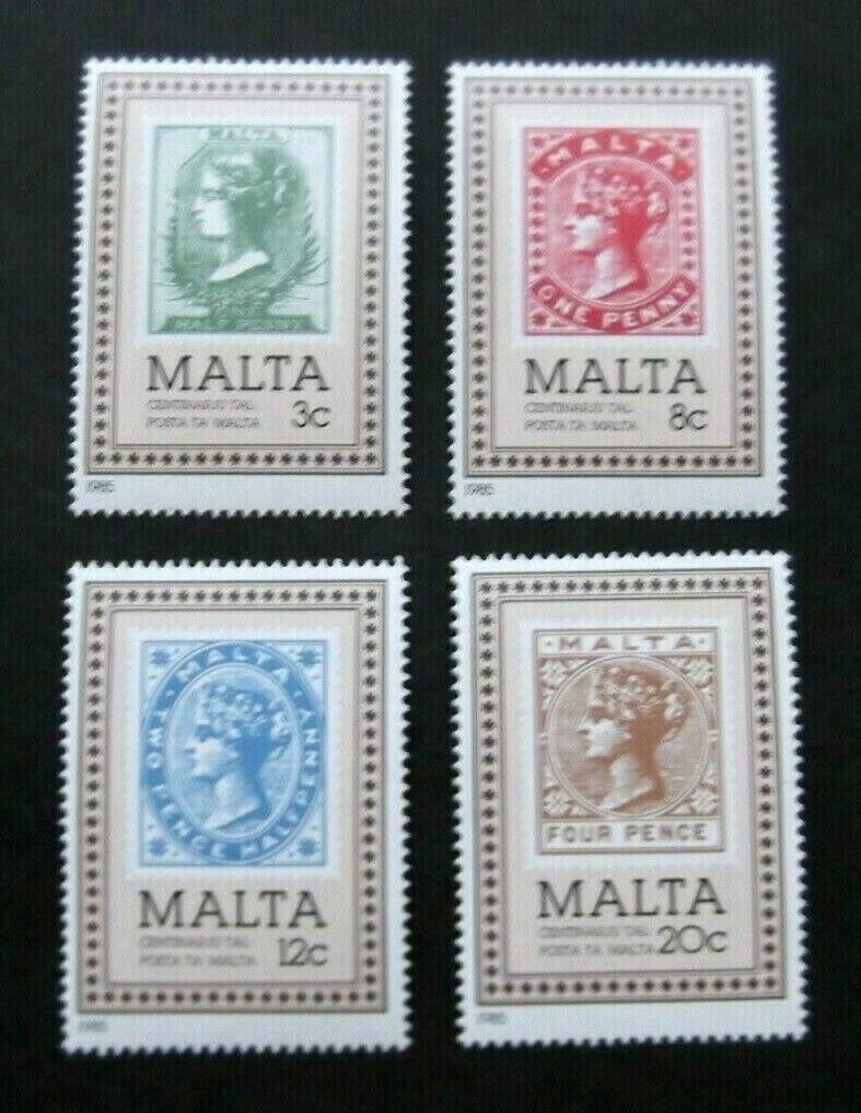 MALTA, 1985, Postal Centenary 4v  MNH - Malta