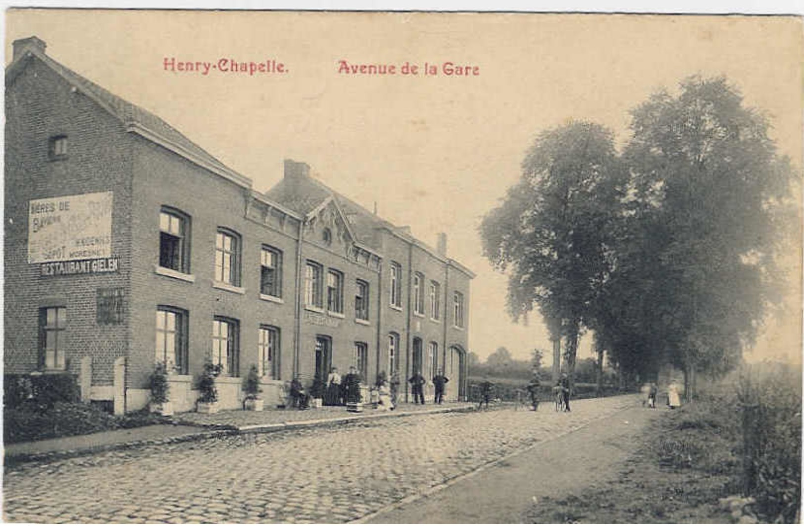 HENRY-CHAPELLE  -  Avenue De La Gare ( Restaurant GIELEN ) - Welkenraedt