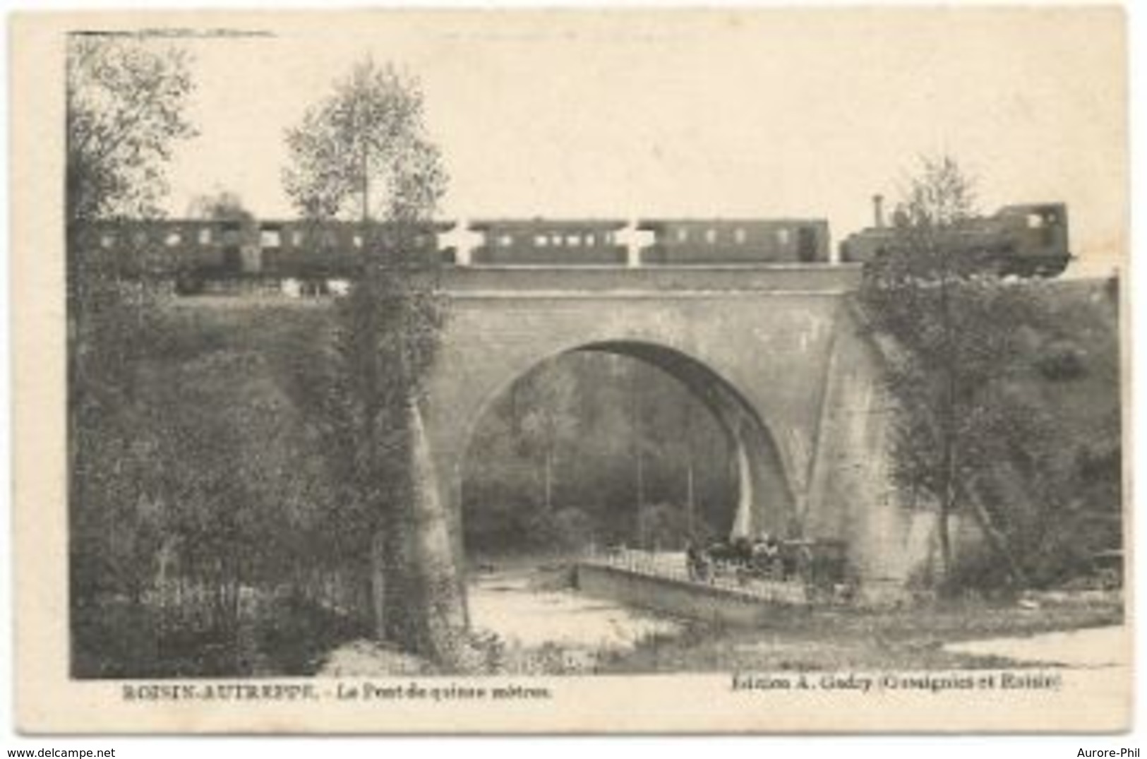 Roisin - Autreppes Le Pont De Quinze Mettre - Train à Vapeur Et Attelage - Honnelles