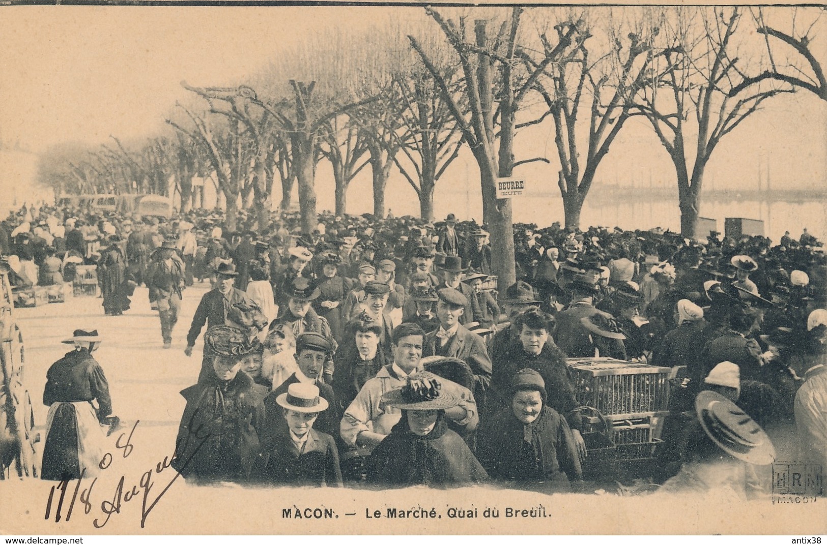 I69 - 71 - MACON - Saône-et-Loire - Marché, Quai Du Breuil - Macon