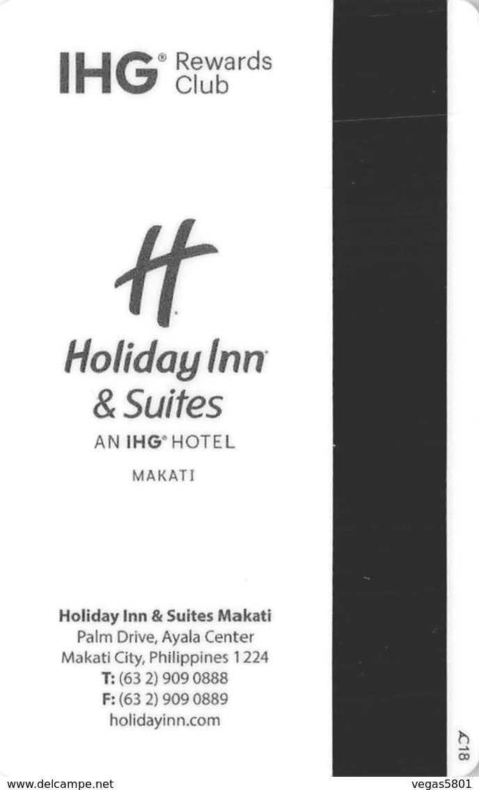 Holiday Inn & Suites - MAKATI, Phillippines - Hotel Room Key Card, Hotelkarte, Clef De Hotel - Hotelkarten