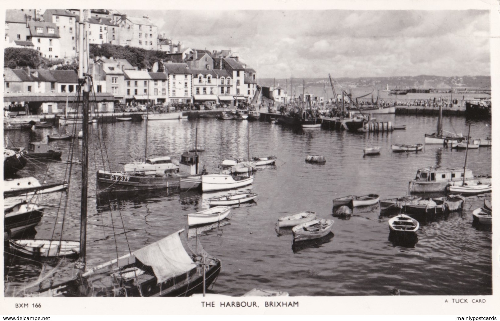 AP37 The Harbour, Brixham - Tuck RP Postcard - Other & Unclassified