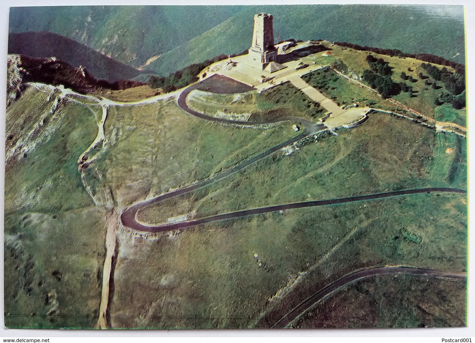 #703  Air View Of Monument To Liberty ''Shipka'' Russian-Turkish War - BULGARIA - Postcard  1970's - Monuments