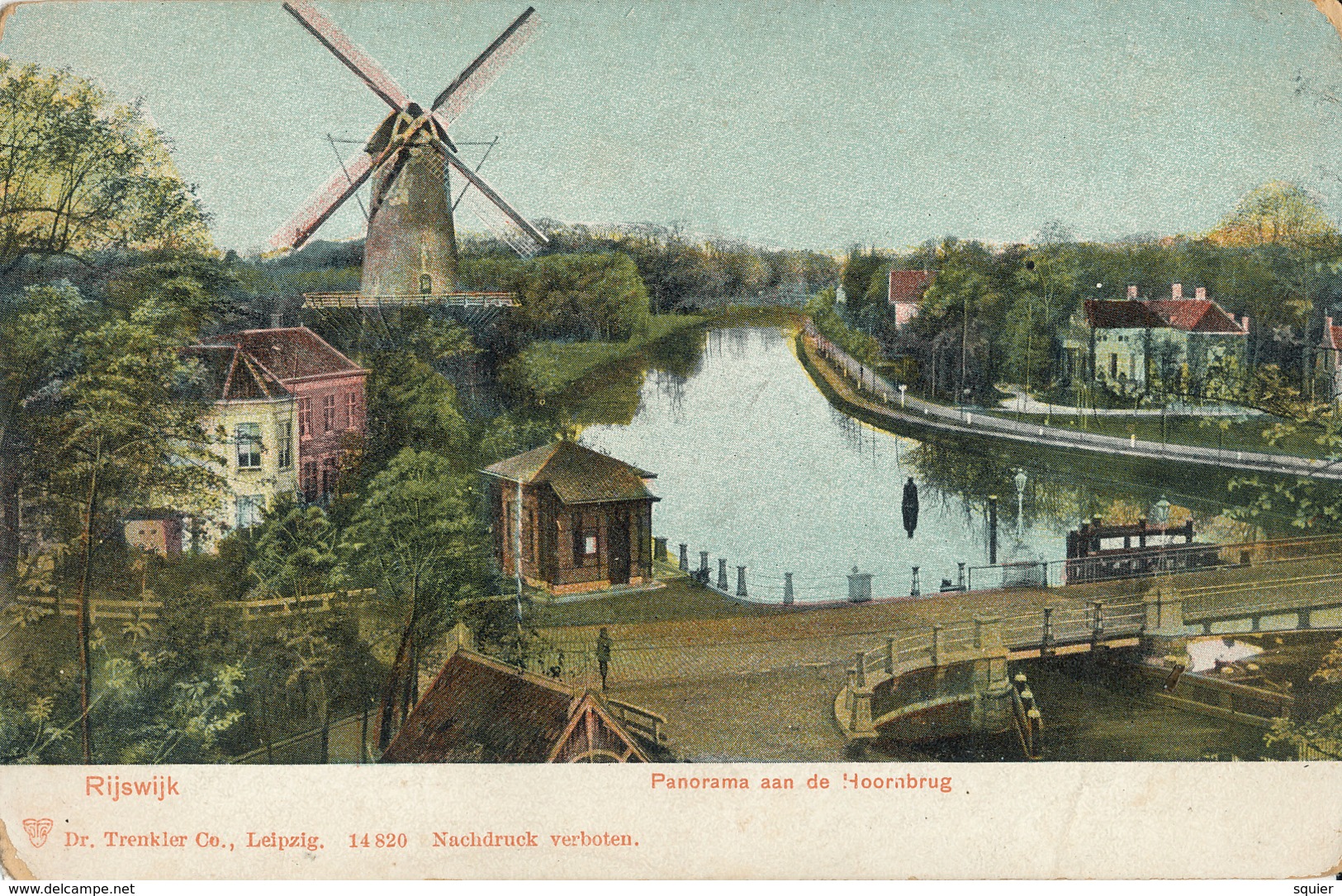 Rijswijk, Hoornbrug, Korenmolen, Windmill, Panorama - Watermolens