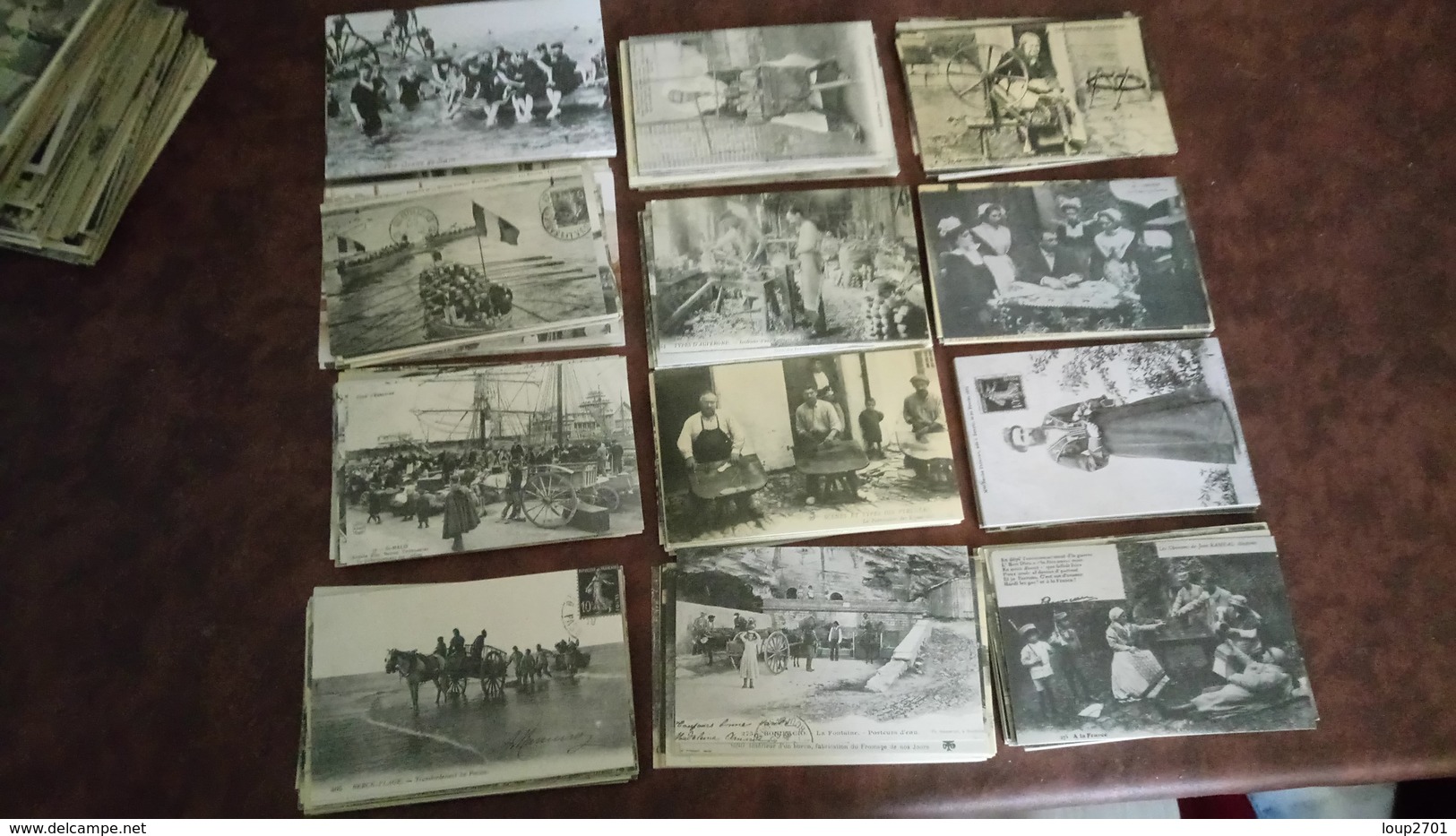 D354 LOT 1.5KG CARTES ANCIENNES NEUVES REPRODUCTIONS  A TRIER COTE++ DÉPART 8€ - 100 - 499 Postcards