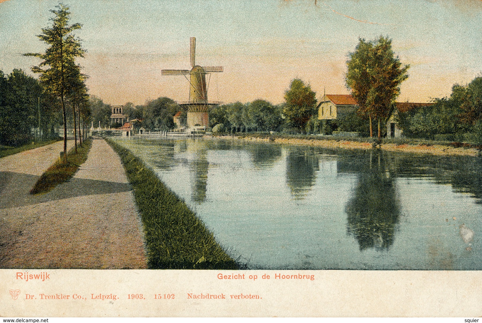 Rijswijk, Hoornbrug, Korenmolen, Windmill, Gezicht - Watermolens