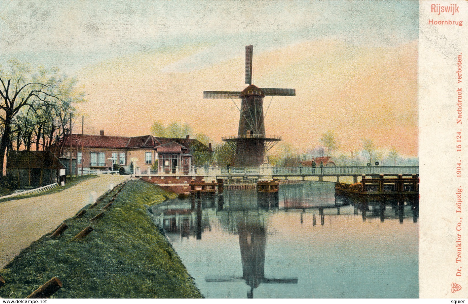 Rijswijk, Hoornbrug, Korenmolen, Windmill, Shadow - Watermolens